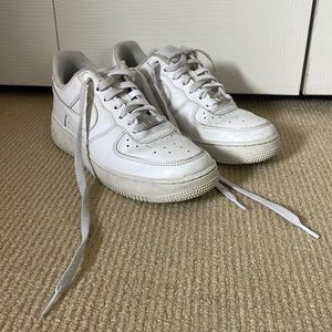 Nike Air Force ones white size 7.5 women’s